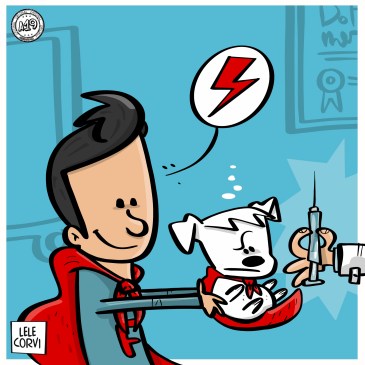 I Biscottini di Ignazio / Ace's Dog Biscuits - La Storia di Ignazio, il Cane che Arriva dallo Spazio / The Story of Ace, the Dog that Comes from Space - Texts: Anna Annina Lorenzi; illustrations: Lele Corvi; translations: Starleen K. Meyer