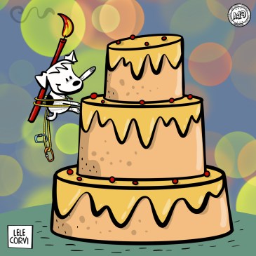 I Biscottini di Ignazio / Ace's Dog Biscuits - La Storia di Ignazio, il Cane che Arriva dallo Spazio / The Story of Ace, the Dog that Comes from Space - Texts: Anna Annina Lorenzi; illustrations: Lele Corvi; translations: Starleen K. Meyer