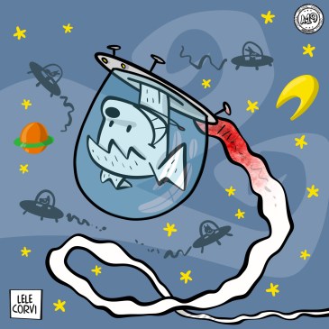 I Biscottini di Ignazio / Ace's Dog Biscuits - La Storia di Ignazio, il Cane che Arriva dallo Spazio / The Story of Ace, the Dog that Comes from Space - Texts: Anna Annina Lorenzi; illustrations: Lele Corvi; translations: Starleen K. Meyer