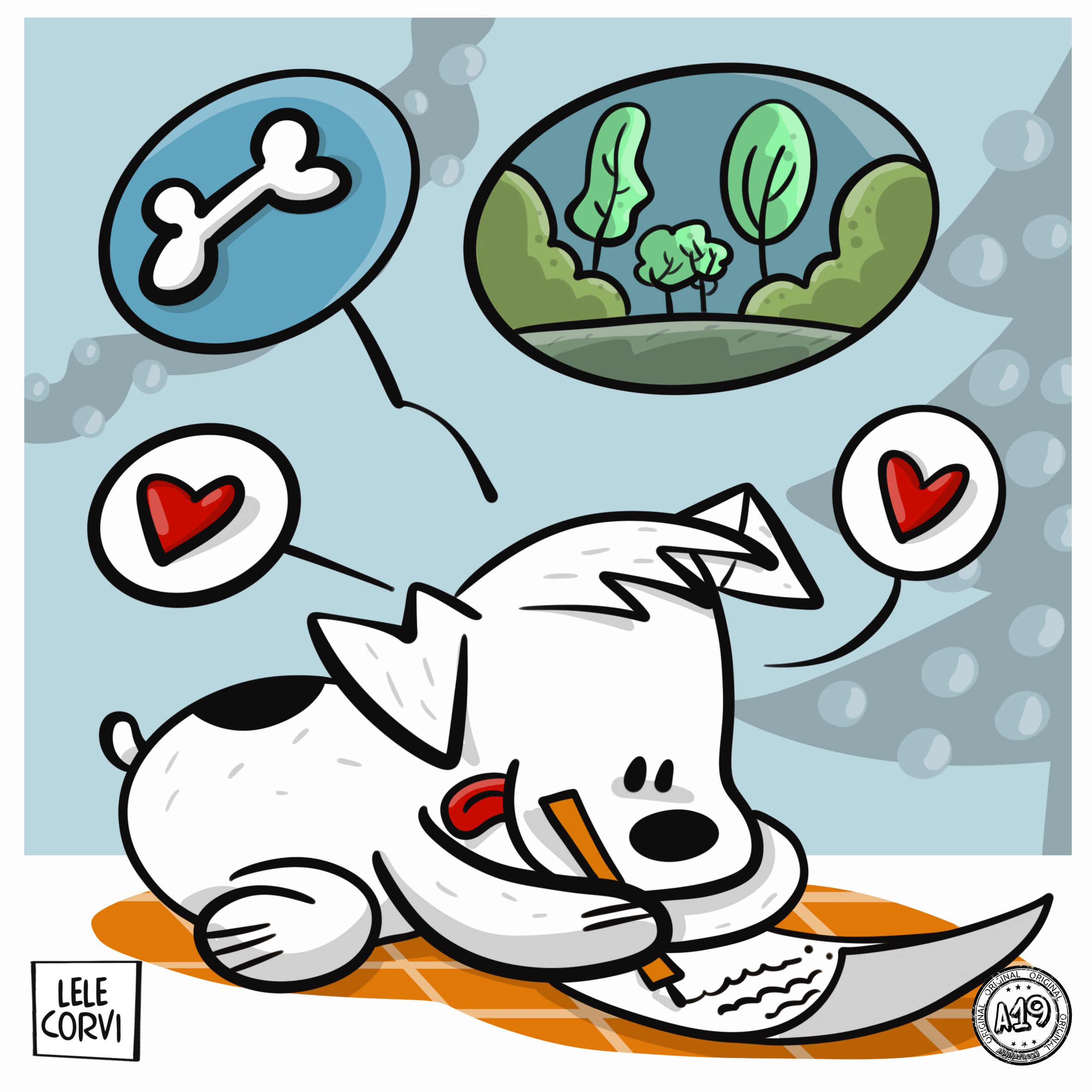 I Biscottini di Ignazio / Ace's Dog Biscuits - La Storia di Ignazio, il Cane che Arriva dallo Spazio / The Story of Ace, the Dog that Comes from Space - Texts: Anna Annina Lorenzi; illustrations: Lele Corvi; translations: Starleen K. Meyer