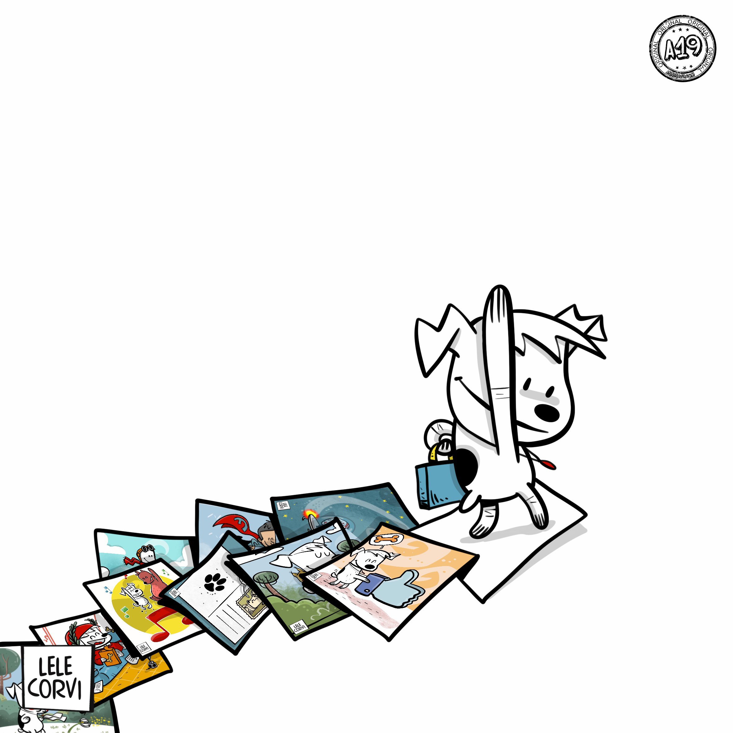 I Biscottini di Ignazio / Ace's Dog Biscuits - La Storia di Ignazio, il Cane che Arriva dallo Spazio / The Story of Ace, the Dog that Comes from Space - Texts: Anna Annina Lorenzi; illustrations: Lele Corvi; translations: Starleen K. Meyer